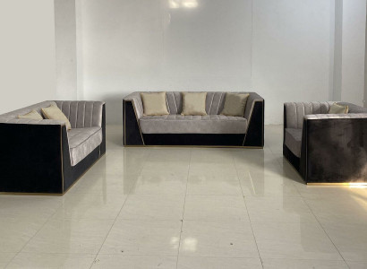 Design Sofas Polstermöbel Sofas Modern Luxus elegant Sitzgarnitur 3+2+1 Sitzer